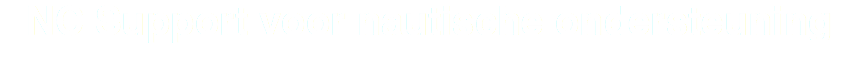 NC Support voor nautische ondersteuning